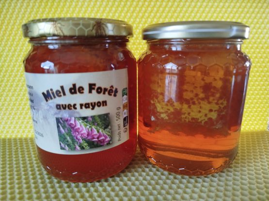 Miel de Forêt avec rayon